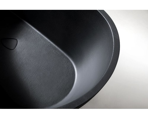 Ванна из искусственного камня Abber Dortmund 170x75 AM9911B Черная без гидромассажа