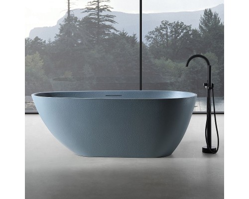 Ванна из искусственного камня Abber Dortmund 170x75 AM9911G Серая без гидромассажа