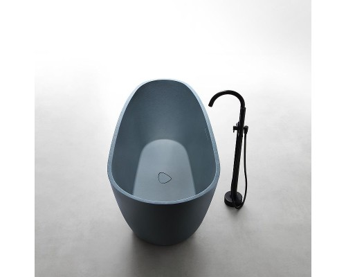 Ванна из искусственного камня Abber Dortmund 170x75 AM9911G Серая без гидромассажа