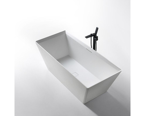 Ванна из искусственного камня Abber Berlin 170x75 AM9912 Белая без гидромассажа