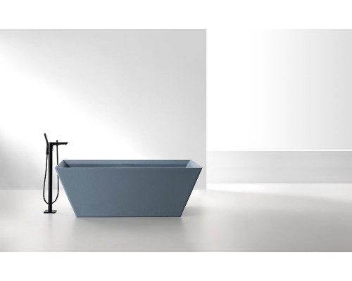 Ванна из искусственного камня Abber Berlin 170x75 AM9912G Серая без гидромассажа