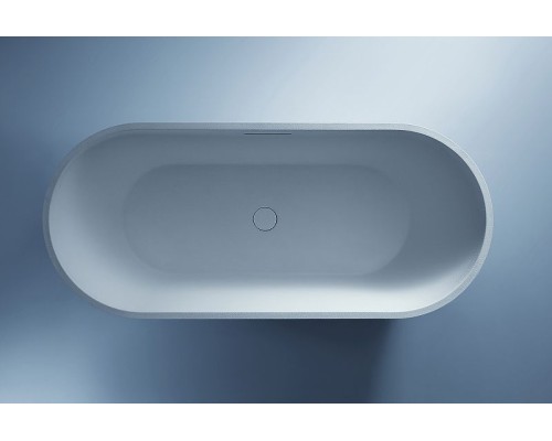 Ванна из искусственного камня Abber Frankfurt 170x75 AM9941 Белая без гидромассажа