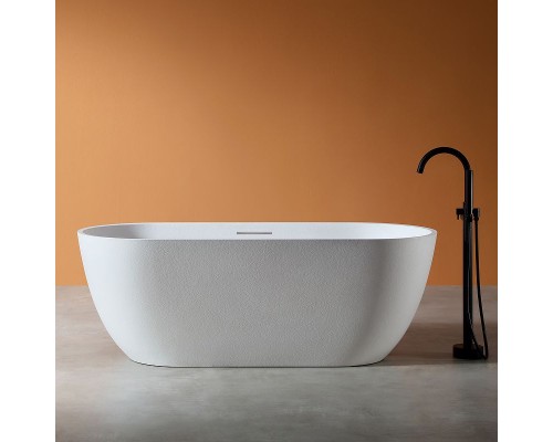 Ванна из искусственного камня Abber Frankfurt 170x75 AM9941 Белая без гидромассажа