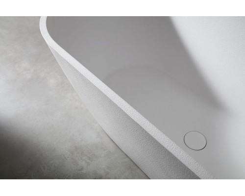 Ванна из искусственного камня Abber Frankfurt 170x75 AM9941 Белая без гидромассажа