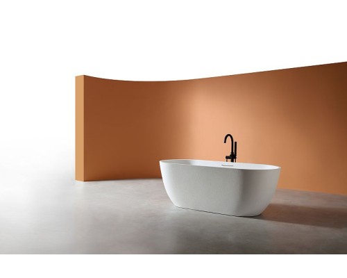 Ванна из искусственного камня Abber Frankfurt 170x75 AM9941 Белая без гидромассажа