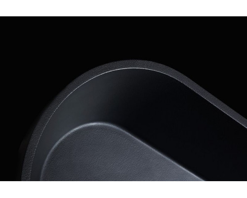 Ванна из искусственного камня Abber Frankfurt 170x75 AM9941B Черная без гидромассажа