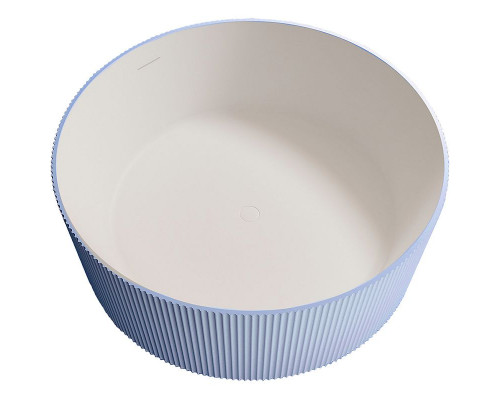 Ванна из искусственного камня Abber Stein 150x150 AS9679Blau Голубая без гидромассажа