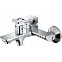 Смеситель для ванны Haiba HB60176 с душевым гарнитуром Хром +7266 ₽