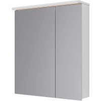 Зеркальный шкаф Lemark Zenon 70 LM70ZS-Z с подсветкой Белый глянец +18823 ₽