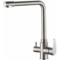 Смеситель для кухни Haiba HB76802 Нержавеющая сталь +7321 ₽