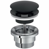 Донный клапан Jacob Delafon E30536-BL click-clack Черный матовый +9040 ₽