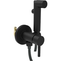 Гигиенический душ со смесителем Orange Karl M05-888b Черный матовый +8490 ₽