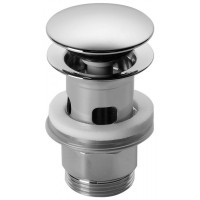 Донный клапан Jacob Delafon G1/4 Click Clack E30536-CP для раковин с переливом Хром +9040 ₽