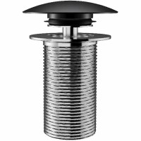 Донный клапан Creavit SF030.SYM click-clack Черный матовый +4721 ₽