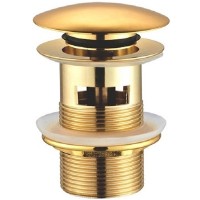 Донный клапан для раковины CeramaLux RD011 золото +1600 ₽