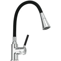 Смеситель для кухни Frap F4044 Хром Черный +5257 ₽