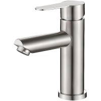 Смеситель для раковины Haiba HB10801 с гайкой Нержавеющая сталь +2246 ₽