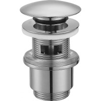 Донный клапан Cezares CZR-SAT5-01 click-clack с переливом Хром +2790 ₽