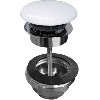 Донный клапан Kerasan Nolita 923301 click-clack Белый глянцевый +6772 ₽