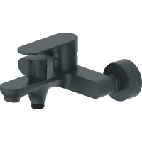 Смеситель для ванны Haiba HB60590-7 с душевым гарнитуром Черный +8326 ₽