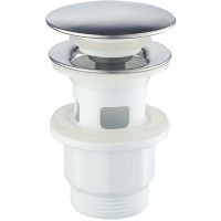 Донный клапан Haiba HB65-4 с переливом click-clack Хром +448 ₽