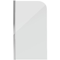 Шторка на ванну Grossman GR-100 80 профиль Хром стекло прозрачное +7900 ₽