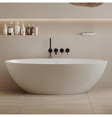 Ванна из искусственного камня Abber Stein 180x85 AS9625-1.8 без гидромассажа