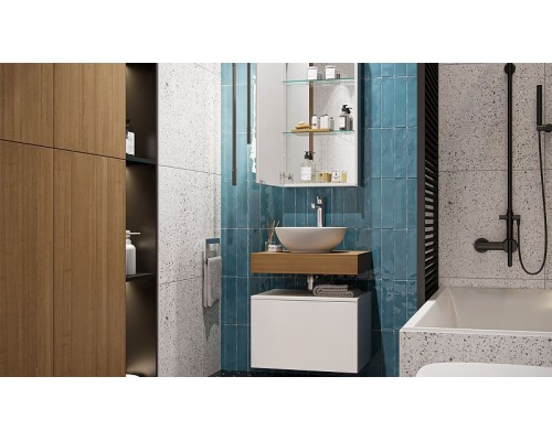 Тумба Velvex Unique Unit 60 tpUNI.60.H40.Y.VY-211 подвесная Белая матовая