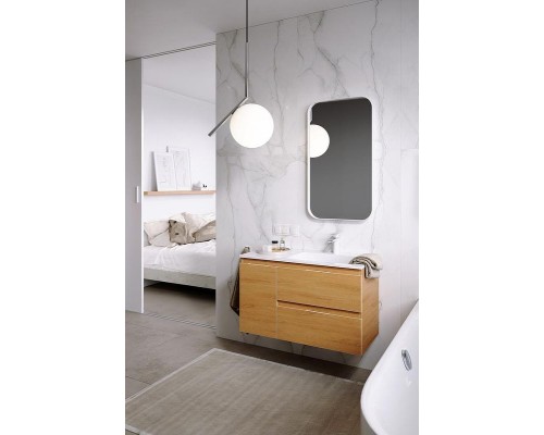 Тумба под раковину Aqwella Accent 90 R ACC0109RDZ подвесная Дуб золотой