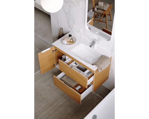 Тумба под раковину Aqwella Accent 90 R ACC0109RDZ подвесная Дуб золотой