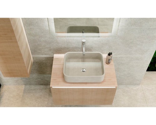 Тумба под раковину Jorno Karat 80 Kar.01.80/P/BuL подвесная Бук светлый