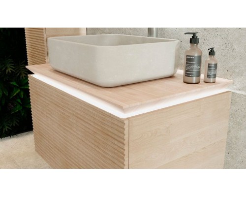 Тумба под раковину Jorno Karat 80 Kar.01.80/P/BuL подвесная Бук светлый