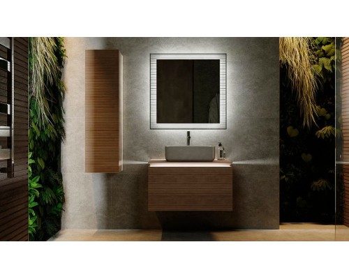 Тумба под раковину Jorno Karat 80 Kar.01.80/P/BuL подвесная Бук светлый