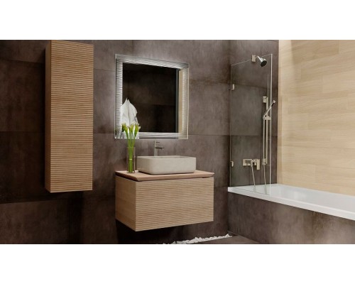 Тумба под раковину Jorno Karat 80 Kar.01.80/P/BuL подвесная Бук светлый