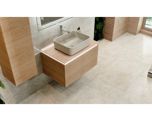 Тумба под раковину Jorno Karat 80 Kar.01.80/P/BuL подвесная Бук светлый