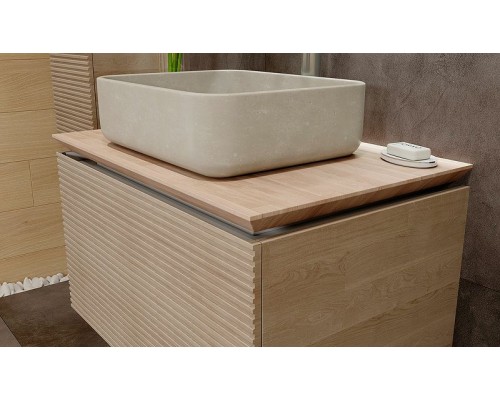 Тумба под раковину Jorno Karat 80 Kar.01.80/P/BuL подвесная Бук светлый