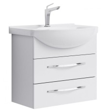 Тумба под раковину Aqwella Аллегро 65 Agr.01.06/2 подвесная Белая