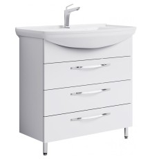 Тумба под раковину Aqwella Аллегро 105 Agr.01.10/3 Белая