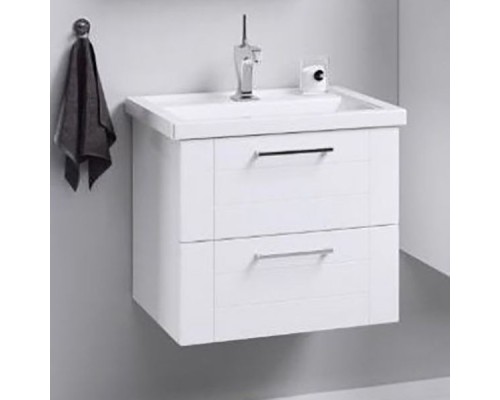 Тумба под раковину Aqwella Манчестер 70 MAN01072 подвесная Белый глянец