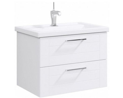 Тумба под раковину Aqwella Манчестер 70 MAN01072 подвесная Белый глянец