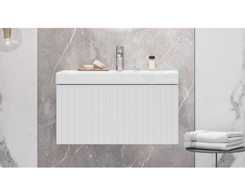 Тумба под раковину Velvex Compo 70 tpCOM.70.1Y-21 подвесная Белая