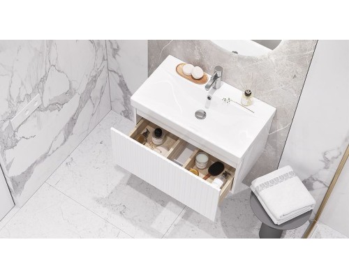 Тумба под раковину Velvex Compo 70 tpCOM.70.1Y-21 подвесная Белая