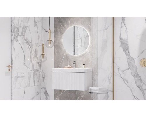 Тумба под раковину Velvex Compo 70 tpCOM.70.1Y-21 подвесная Белая