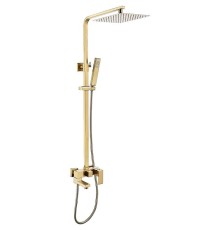 Душевая система Abber Daheim AF8216G Золото матовое