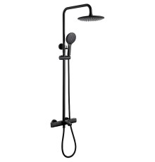 Душевая система Abber Thermostat AF8516B Черная матовая