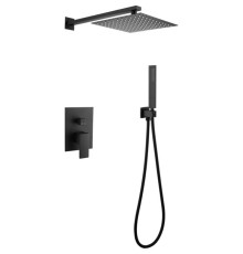 Душевая система Abber Daheim AF8219B Черная матовая