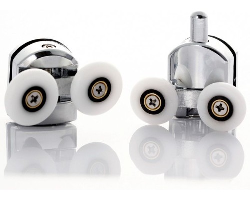 Душевая дверь Abber Schwarzer Diamant 110 AG30110H профиль Хром стекло прозрачное