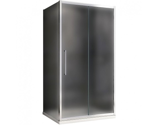 Душевой уголок Abber Schwarzer Diamant 130x90 AG30130MH-S90M профиль Хром стекло матовое
