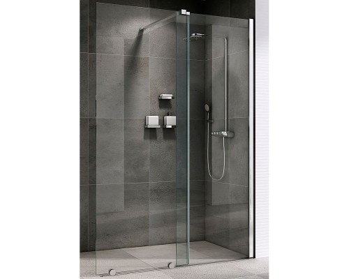 Душевая перегородка Abber Komfort 120 AG09120 профиль Хром стекло прозрачное