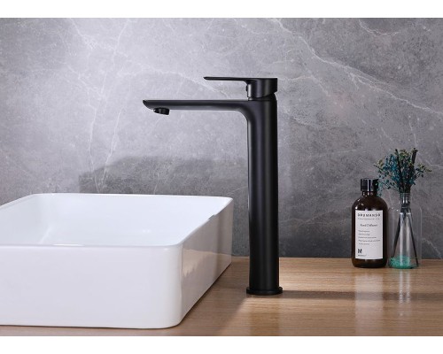 Смеситель для раковины Abber Weiss Insel AF8011B Черный матовый